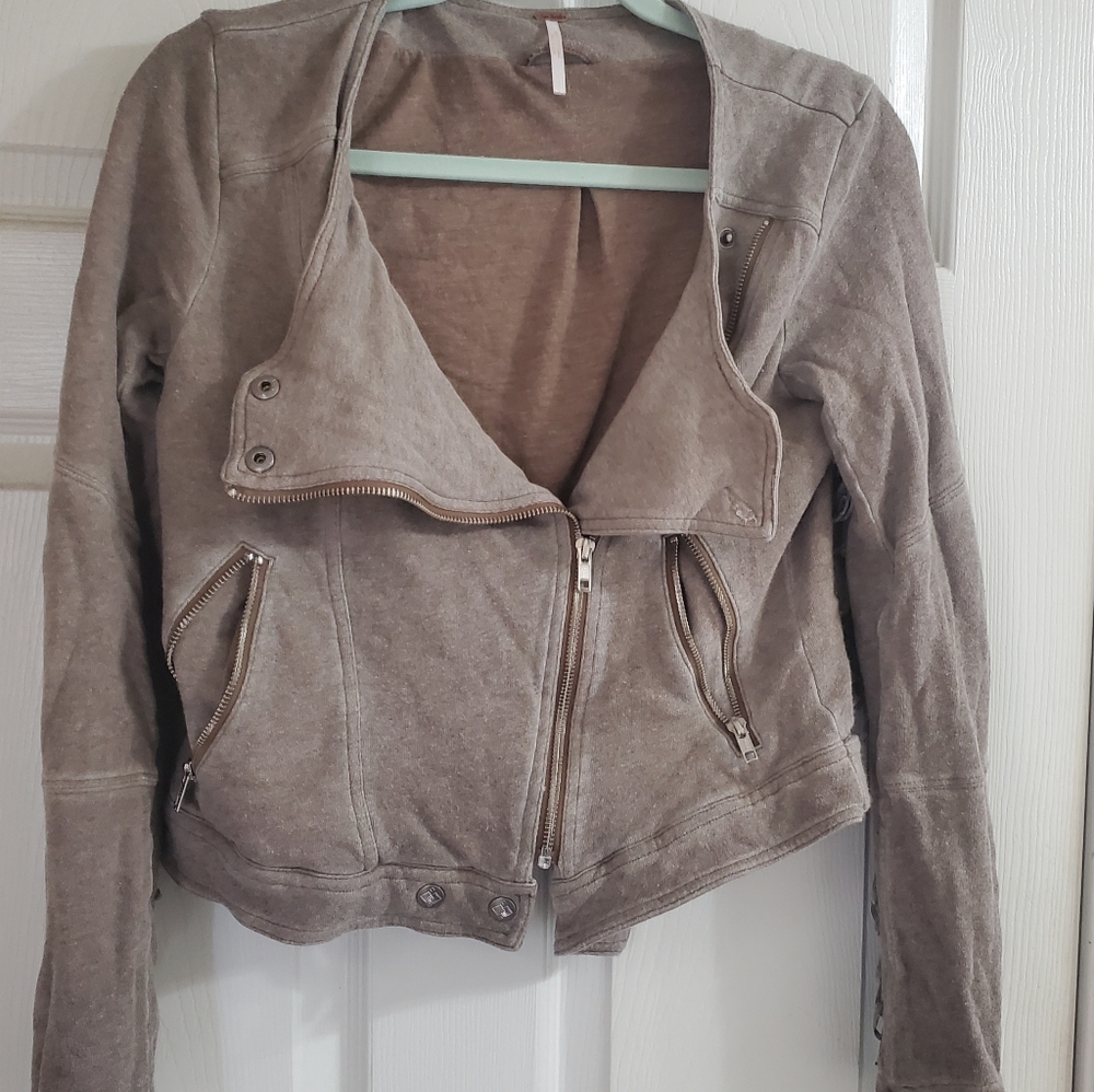 FreePeople Cotton Fringe Jacket sz S